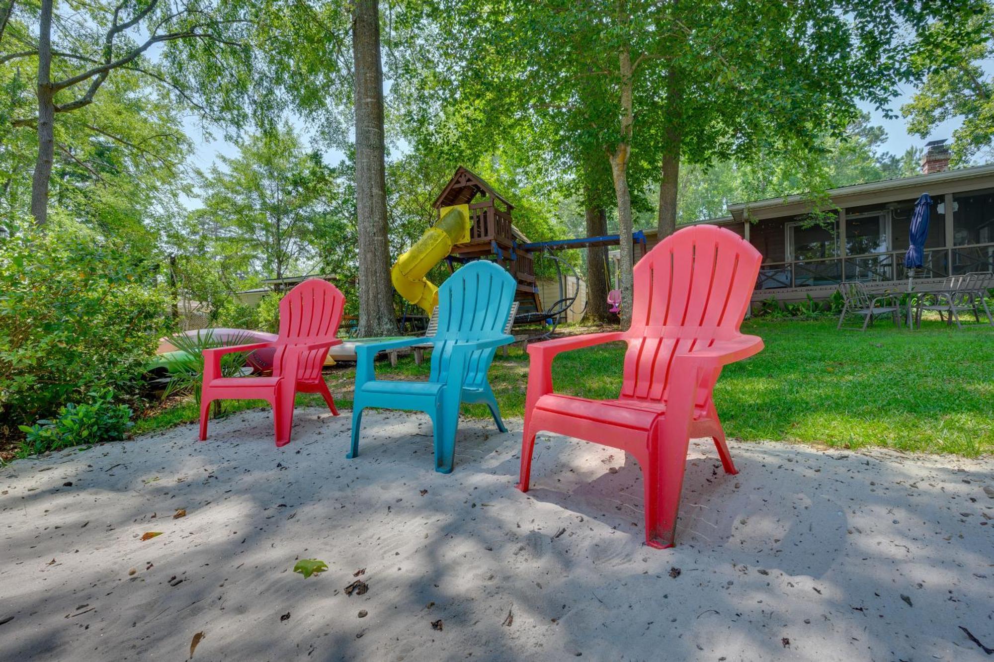 Lake Sinclair Crooked Creek Cottage With Fire Pit! Eatonton Exteriör bild